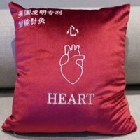Qi Wave Heart Cushion